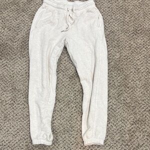 womens cream aerie sweatpants